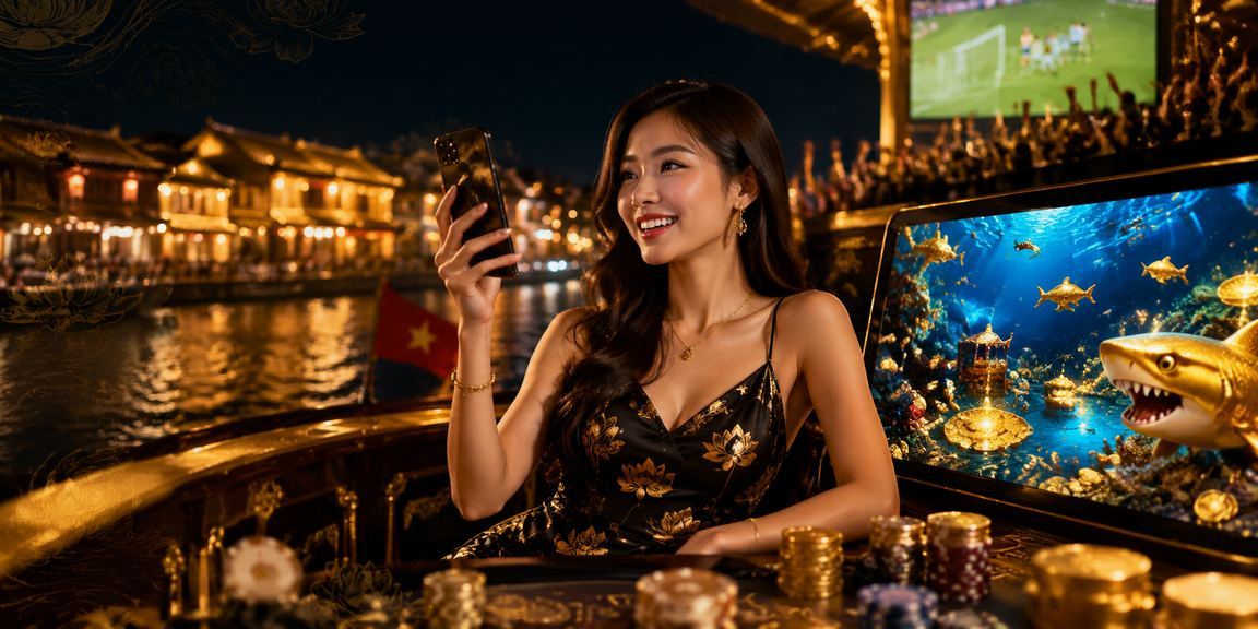 Người dùng Hội An kiểm tra tài khoản cược và phương thức thanh toán trên điện thoại